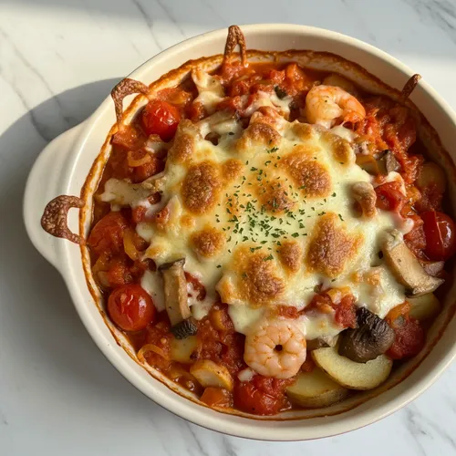방울토마토 감자 그라탕