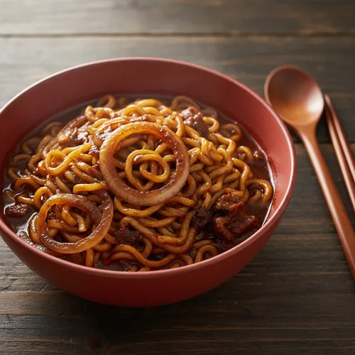 イウォンイルのネコリラーメン玉ねぎチャンポン