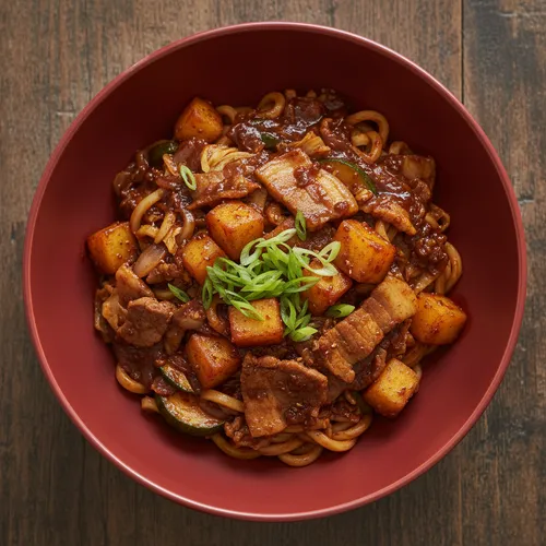四川風辛いジャージャー麺（レッドジャージャー）