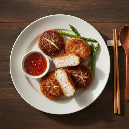 しいたけのえび詰め揚げ