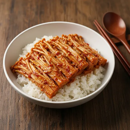 えのきだけのっけご飯