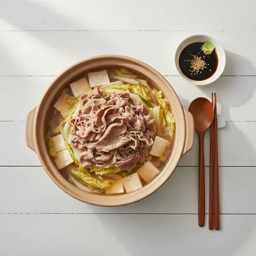 キャベツと牛肉の鍋