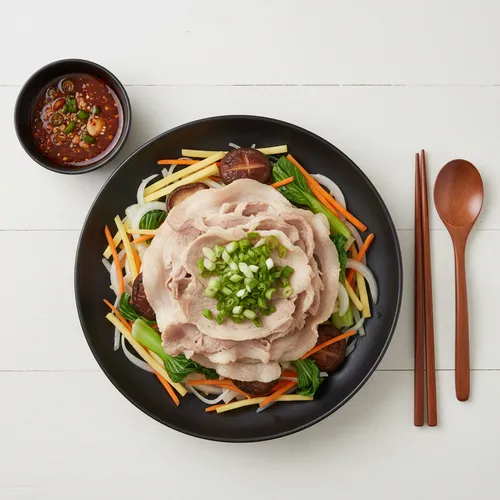 豚肉のせいろ蒸し