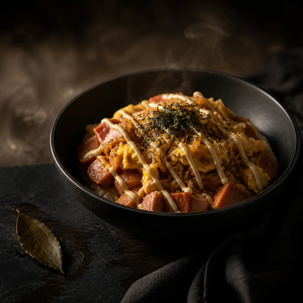 スパムマヨ丼