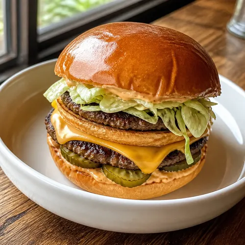 マクドナルドビッグマック風手作りチーズバーガー