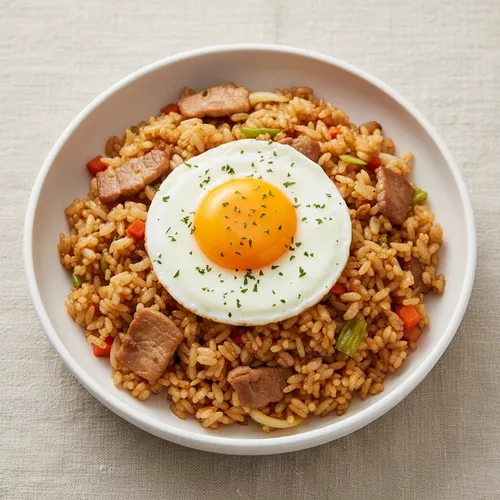 簡単で美味しい豚肩ロースの炒飯