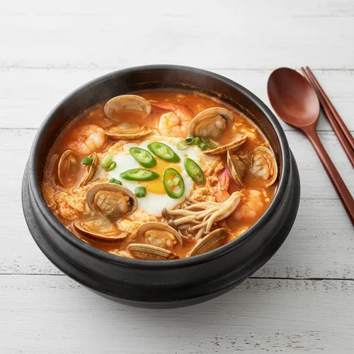 바지락 순두부찌개