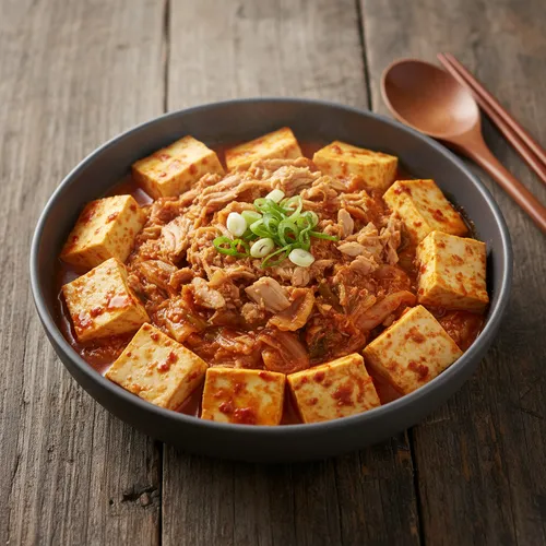 두부참치김치볶음