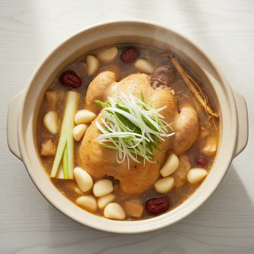 タッペクスク（鶏の水炊き）