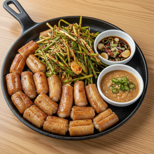 コプチャン店スタイルのコプチャン・テチャン焼き