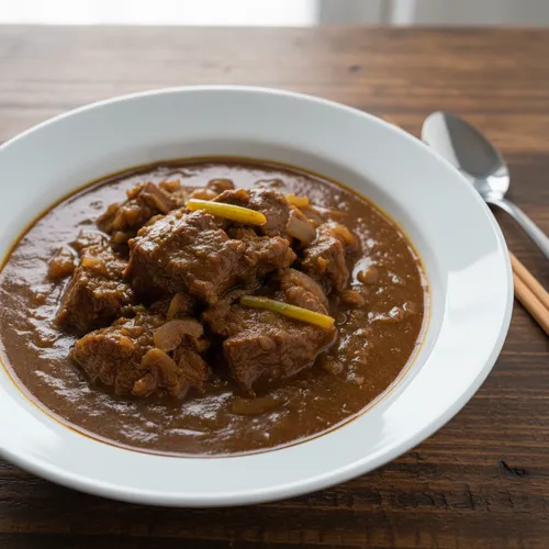 クマ風和風カレー