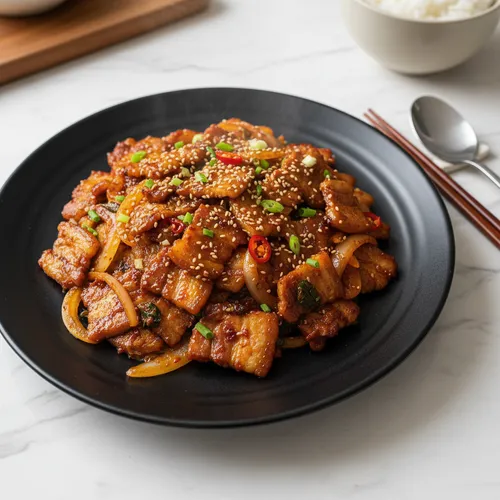 매콤 달콤 삼겨비볶음