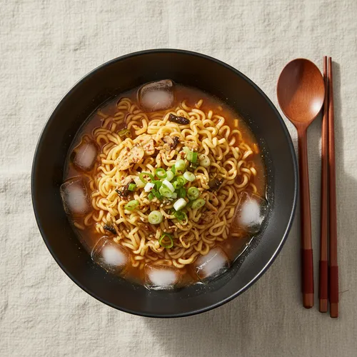 冷やしラーメン（韓国風冷麺スタイル）