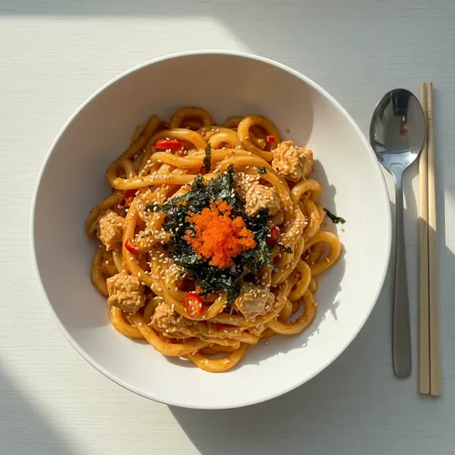 マラマヨツナうどんビビン麺