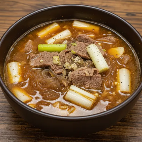 牛バラ薄切り肉のカルビタン
