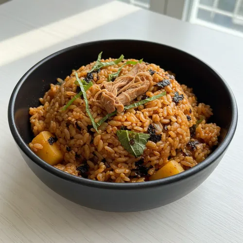 シェフのカムジャタン炒めご飯