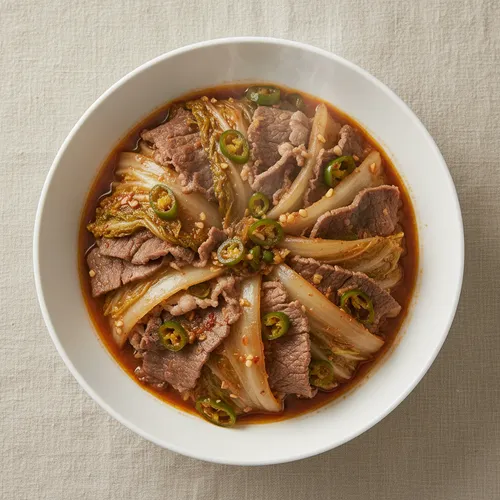 우삼겹 배추찜