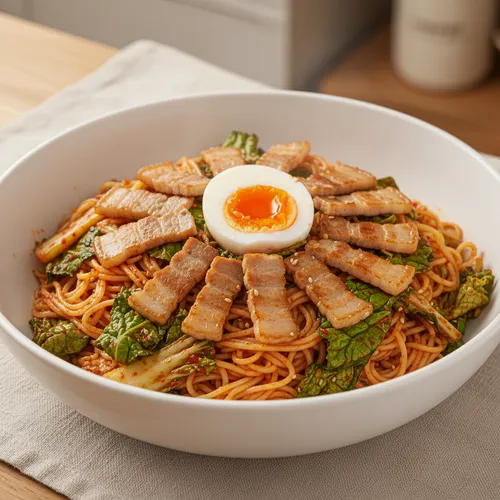 春白菜のビビン冷麺