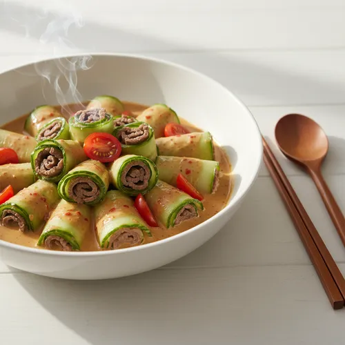 キムプンのキュウリ冷菜