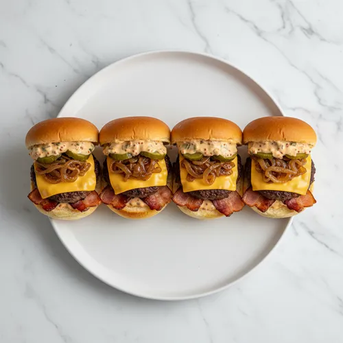 モーニングパンのミニハンバーガー