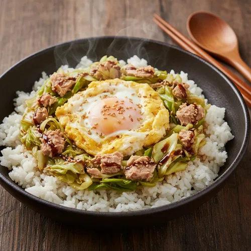キャベツツナ丼