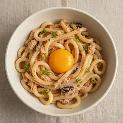 ツナ明太ビビンうどん