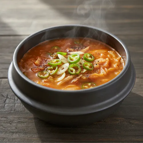 キムチしかない時に煮る、さっぱり辛いキムチスープ