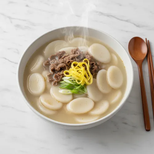 야들야들 부드러운 사골 떡국