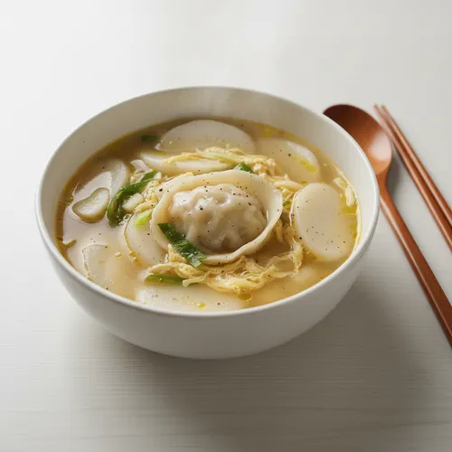 お正月に食べる簡単トック・マンドゥクッ