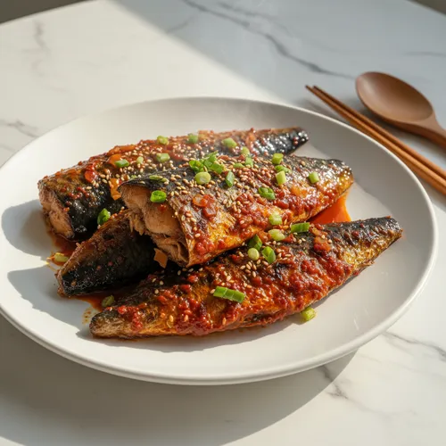 甘辛カルビ風サバ焼き