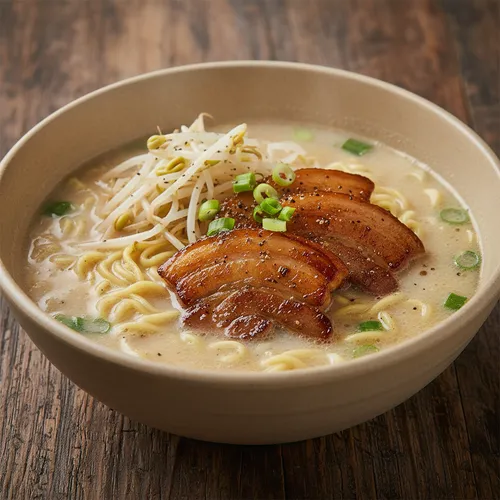 サリゴムタンで作る日本式豚骨ラーメン