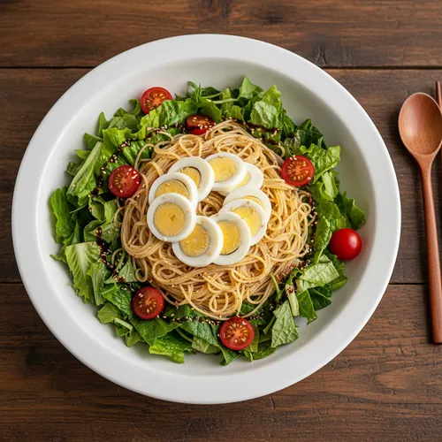さっぱりヘルシーサラダパスタ