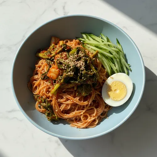 辛甘夏の風物詩 ヨルムビビン冷麺
