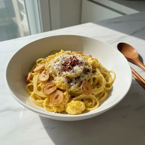 超簡単！卵パスタ