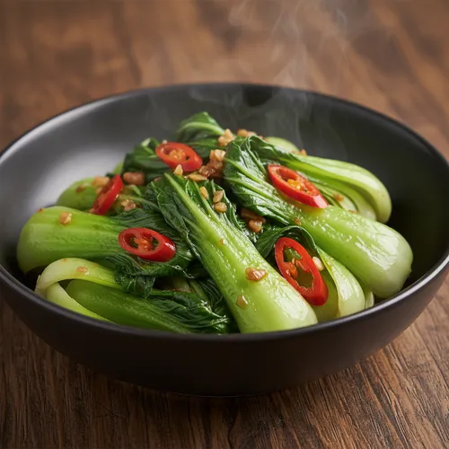 チンゲン菜の炒め物