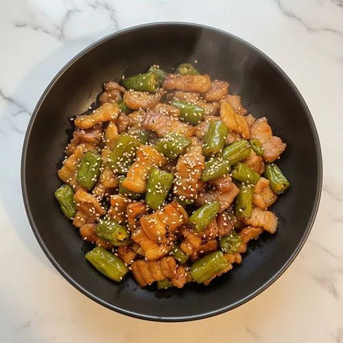 단짠단짠 맛있는 꽈리고추 항정살볶음! 술안주로도 추천❤️