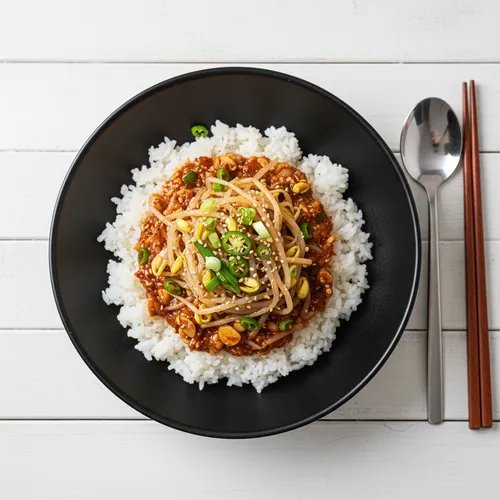 超簡単！豆もやしビビンバ