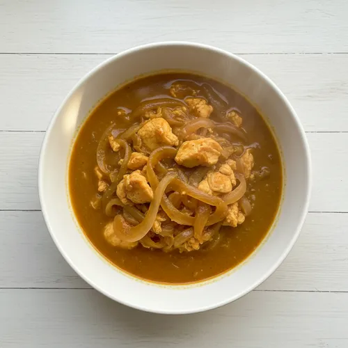 簡単で早い—玉ねぎカレー