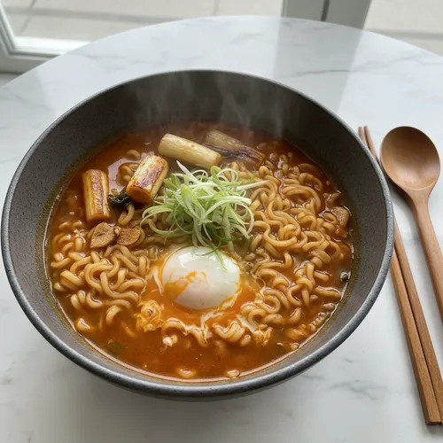 釜炒り香るナムソンニョルシェフのレジェンド長ねぎラーメン