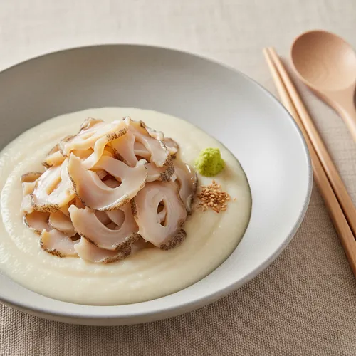 アワビの摺り流し（アワビをすりおろした変わり種料理）