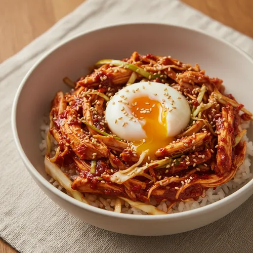スパイシーチキン丼