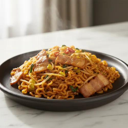 コンナムルサムギョプサルポックムラーメン