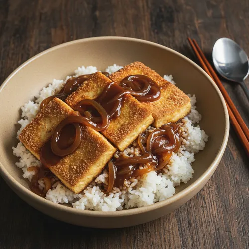 豆腐ステーキ丼