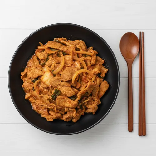 豚肉キムチ炒め
