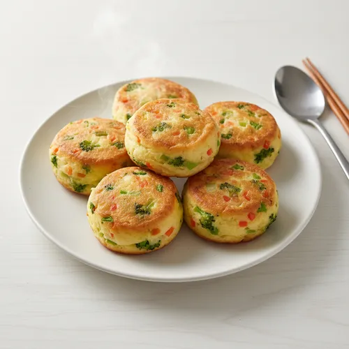 ふんわり卵と野菜のパン
