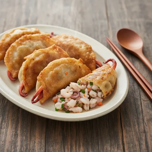 イカとエビのメロンギョーザ