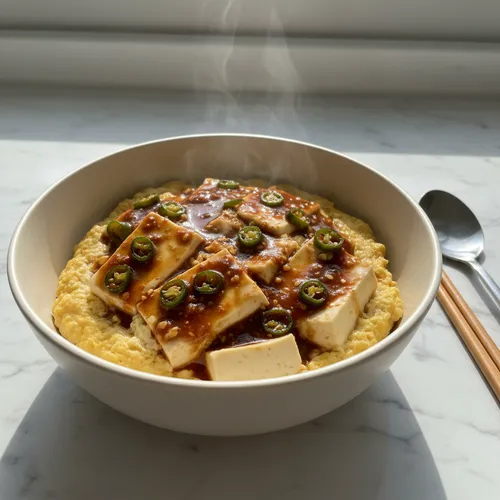 전자레인지 순두부 계란찜
