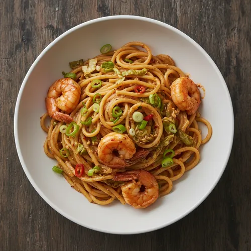ピーナッツバターのとろっとパスタ