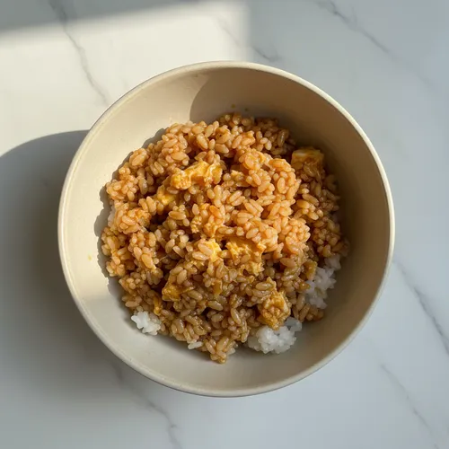 チャムソース卵ソースご飯