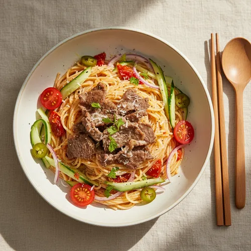 チャドルバギ冷製パスタ